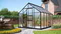 Växthus Merkur 8300 Svart Poly 8,3 m² Vitavia